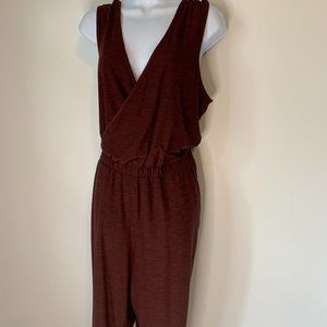 Old Navy Active Sleeveless Wrap Pantsuit Purple Size L